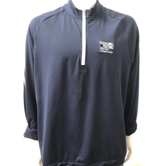 Adidas Navy Pullover - NWT Sz Large - Picture 8 of 13